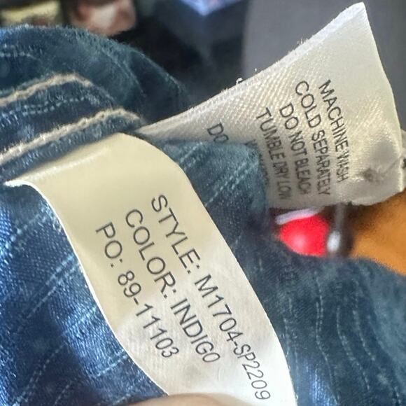 Overland Blue Pattern Button-Up Shirt – Long Sleeve – Size S - Picture 8 of 9